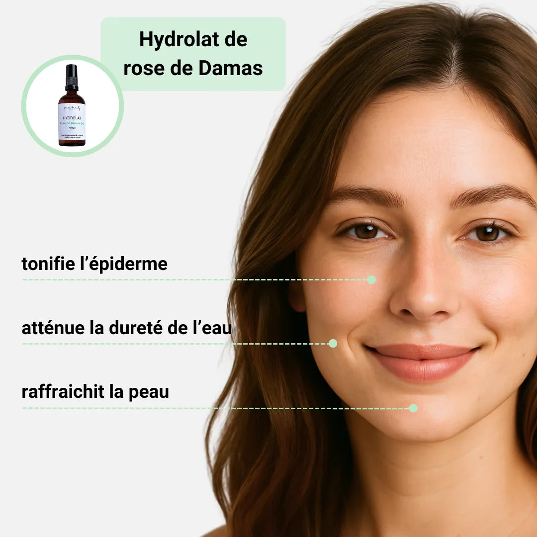 Hydrolat de rose de Damas