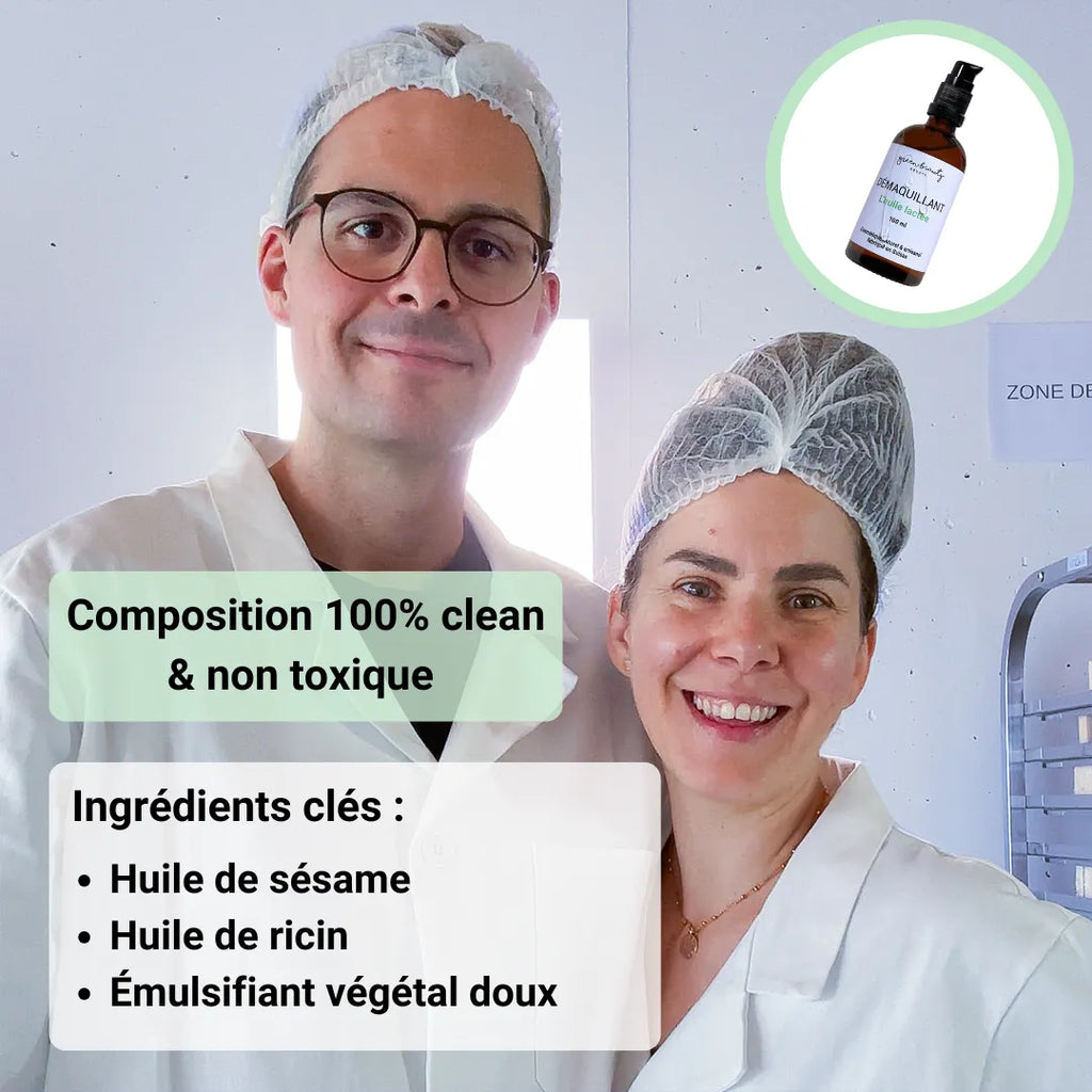 L'huile démaquillante lactée