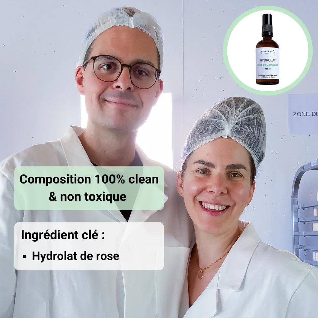 Hydrolat de rose de Damas