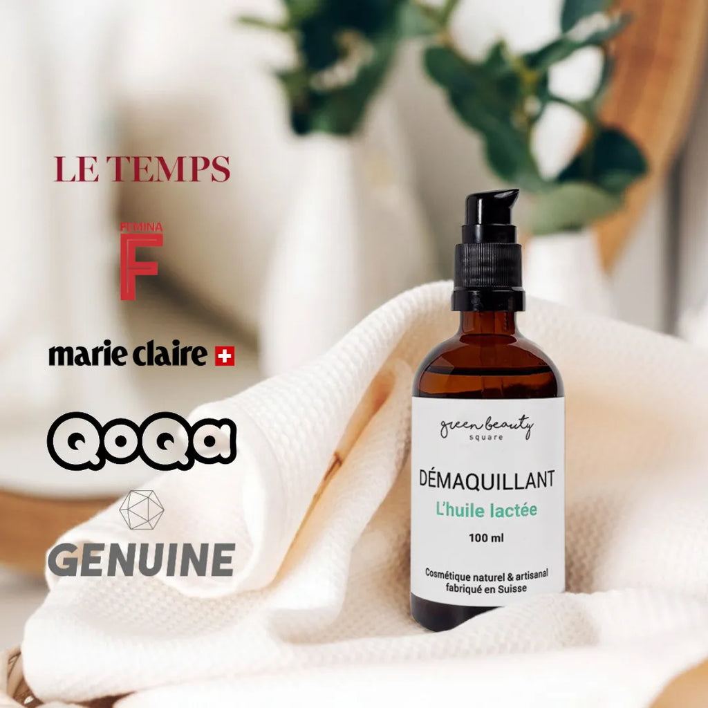 L'huile démaquillante lactée