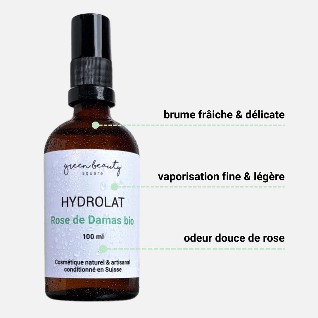 Hydrolat de rose de Damas